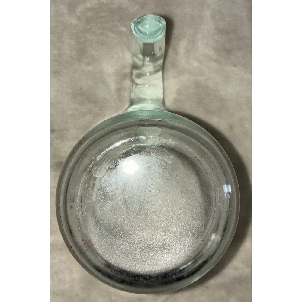 Pyrex Measuring Cup 2 Cup Glass Open Handle Red Lettering 500‎ ml